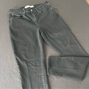 Signature by Levi Strauss Women’s Mid Rise Skinny Black Jeans size 30